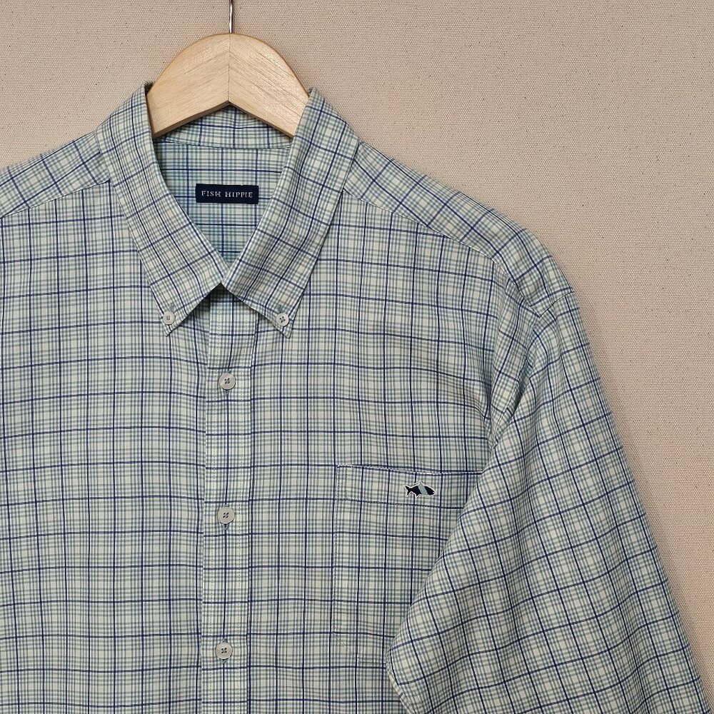 Fish Hippie Button Down XL